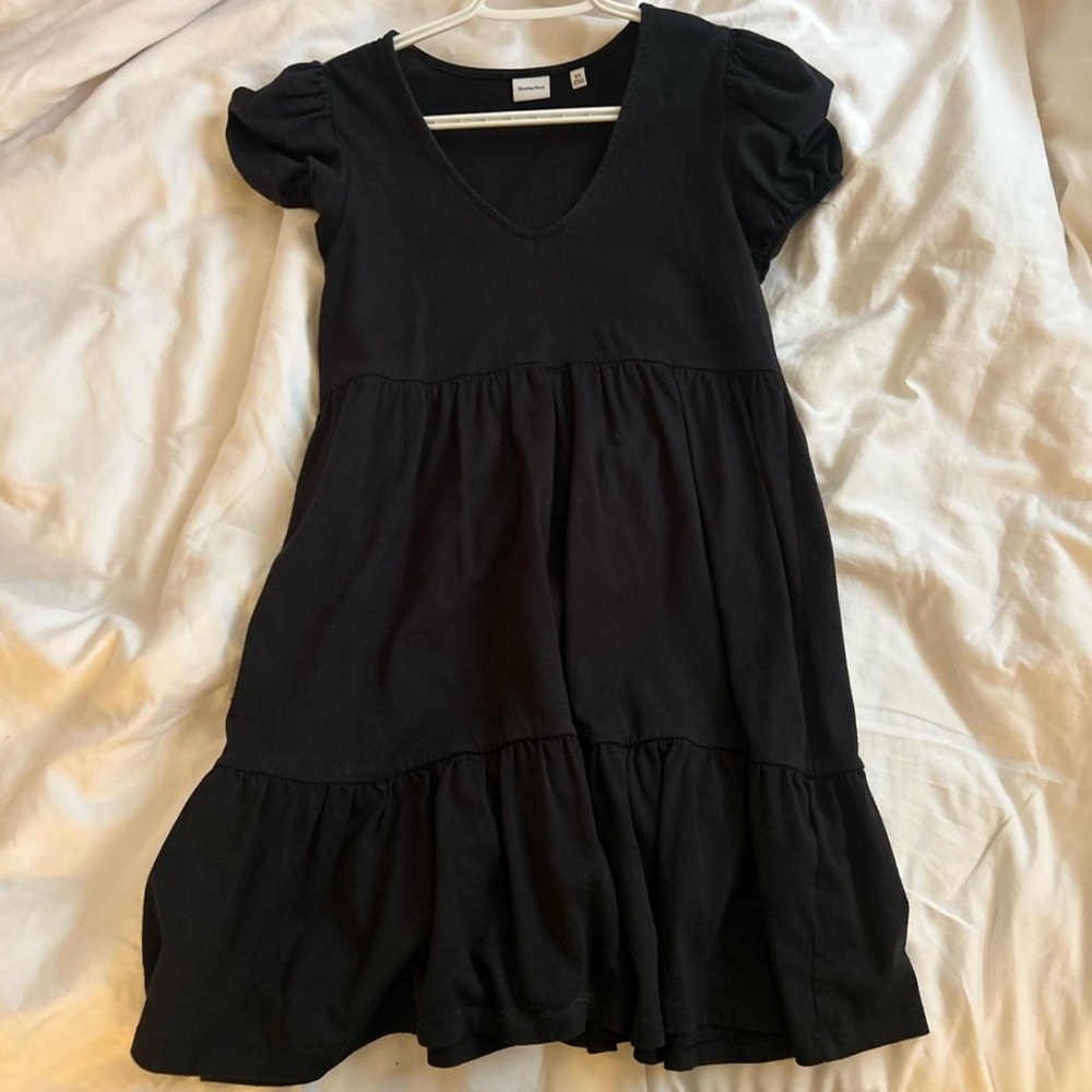 Aritzia Sunday Best Black Mini Dress